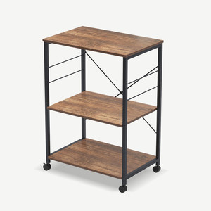 lot 64442 image: 3-Tier Kitchen Backer Rack on Wheels  Sogeshome� (Similar to this item)