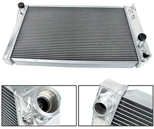 lot 64454 image: Full Aluminum 3-Row Core Racing Radiator Compatible with 1982-2002 Chevy S-10 Blazer V8 Conversion 1984-1990 Chevrolet Corvette (Retails $142.81)