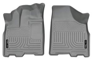 lot 64613 image: Husky Liners Weatherbeater Series  Front Floor Liners - Grey  18852  Fits 2011-2020 Toyota Sienna 2 Pcs