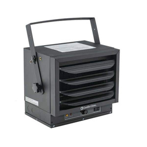 lot 64621 image: Comfort Zone 17065 BTU Industrial Fan Heaters Electric Furnace with Wide Air Distribution