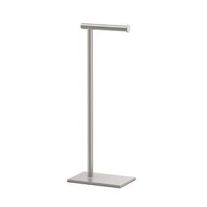 lot 64625 image: Latitude II Rectangle Base Freestanding Toilet Paper Holder 22.25 H, Satin Nickel