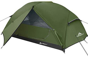 lot 64637 image: Forceatt Tent for 2 and 3 Person is Waterproof and Windproof, Camping Tent (in BLACK)