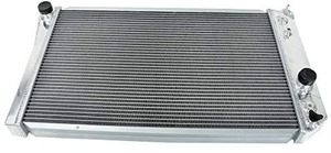 lot 67422 image: Full Aluminum 3-Row Core Racing Radiator Compatible with 1982-2002 Chevy S-10 Blazer V8 Conversion 1984-1990 Chevrolet Corvette (Retails $142.81)