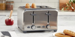 lot 67435 image: BELLA 4 Slice Toasters, Quick & Even Results Every Time, Wide Slots Fit Any Size Bread Like Bagels or Texas Toast, Drop-Down Crumb Tray for Easy Clean Up, Stainless Steel