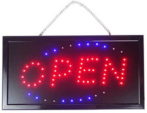 lot 67436 image: LED Open Sign 19x10