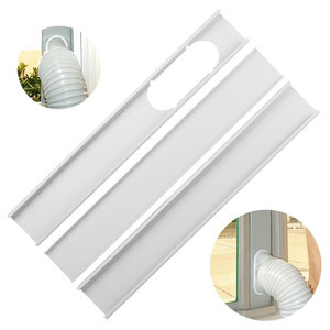 lot 67442 image: Mobile air conditioner universal adjustable window sealing plate splint baffle