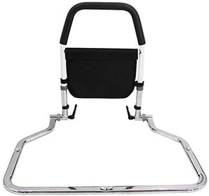 lot 67448 image: JYLJL Grab Rail Steel Bed Rails for Elderly and Grab Bar with Anti Slip Grip, Disabled Safety Support Grab Bars for Get Up Assistant Security Fence (Retails $180.85)