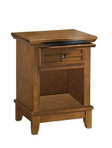 lot 67690 image: Arts & Crafts Cottage Oak Night Stand by Home Styles