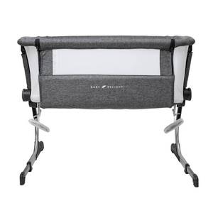 lot 67710 image: Baby Delight Beside Me Dreamer Bassinet & Bedside Sleeper - Charcoal Tweed Fashion - Designed for Babies 0-5 Months     (Retails $240)