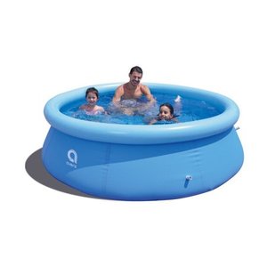 lot 67712 image: Large Swimming Pool for Family Kids Adults Quick Set Full-Size Inflatable Above Ground 8 ft x 25  Summer Water Outdoor Backyard Garden