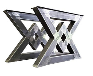 lot 67728 image: Metal Table Legs, Diamond Style    (May not be exact stock photo)