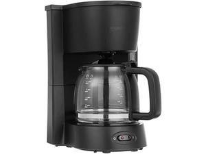 lot 67915 image: AmazonBasics 5 Cup Coffeemaker With Glass Carafe Black