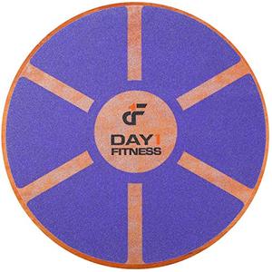 lot 67944 image: Day 1 Fitness Balance Board, 15.4 PURPLE - 360° Rotation, for Balance, Coordination, Posture - Large, Wooden Wobble Boards with 15° Tilting Angle for Workouts - Premium Core Trainer Equipment