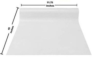 lot 67965 image: 4 Pack of Shelf Liner Measure 11.75 x 47 which Fits 12 x 48 Wire Shelf and Closet Transparent, Clear Matte Finish, Durable, Non-Adhesive and Unrolled Flat Shelf Liners