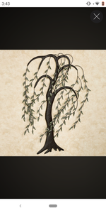 lot 69303 image: Willow Breeze Tree Metal Wall Art Sculpture (Retails $169.00)