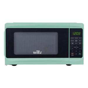lot 69312 image: Willz WLCMV807GN-07 0.7 Cu.Ft. Countertop Microwave Oven, Green