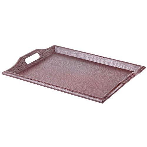 lot 22329 image: Get RST-2517-1-M Coffee Table  Ottoman Tray with Handles, 25 x 16, Mahogany