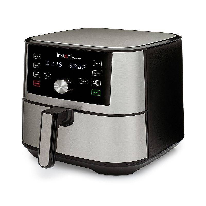 lot 22332 image: Instant Pot - 6 Quart Vortex Plus 6-in-1 Air Fryer - Stainless Steel - Stainless Steel