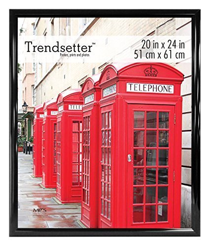 lot 40032 image: MCS Trendsetter Poster Frame, Black, 20 x 24 in, Single