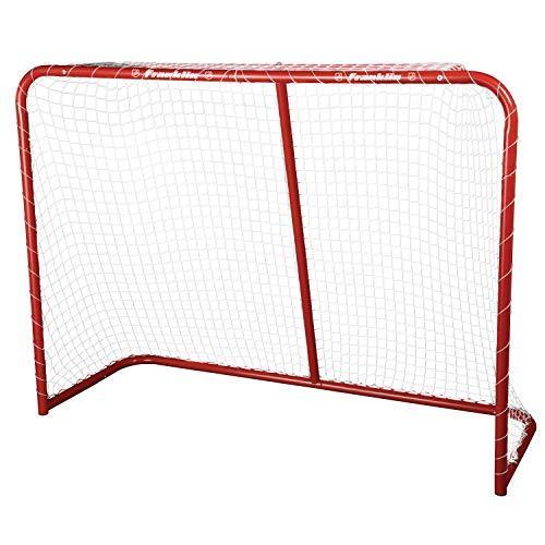 lot 22407 image: Franklin Sports Youth Street Hockey Net - Indoor  Outdoor Steel Hockey Goal for Kids Roller  Street Hockey - Portable Junior Goal - 54