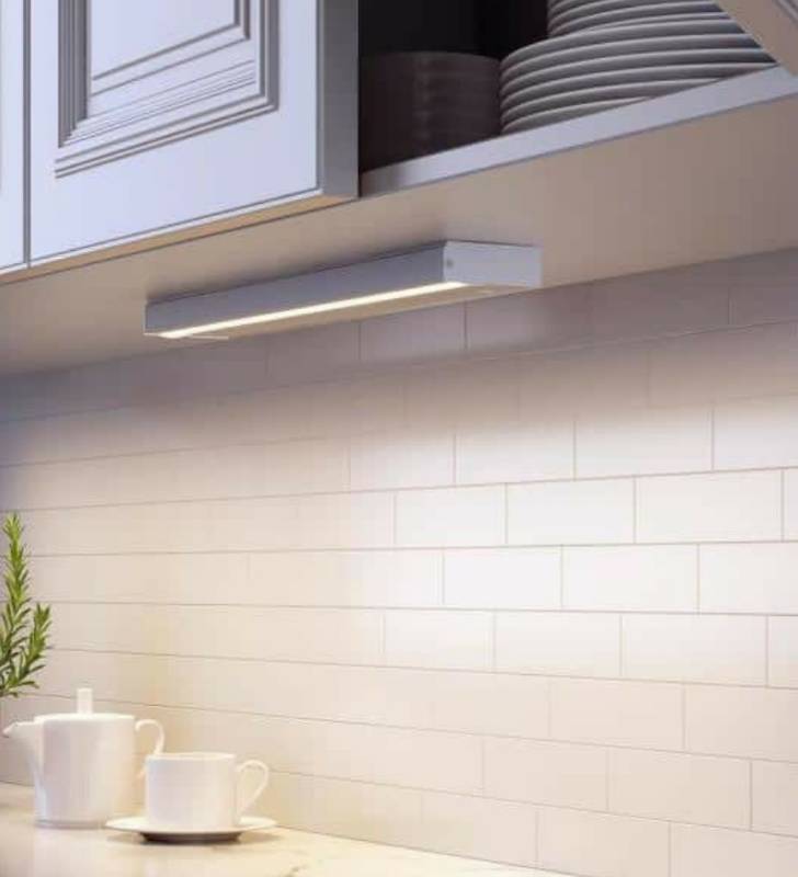 lot 20405 image: UltraPro 12in. Direct Wire LED Light Fixture Selectable White Selectable Brig...