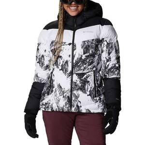 lot 20512 image: Columbia Womens Abbott Peak Insulated Jacket - Small - White Berg Print  Black  White