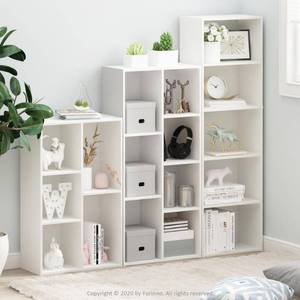 lot 20524 image: Furinno 11069 5-Cube Reversible Open Shelf, Multiple Options
