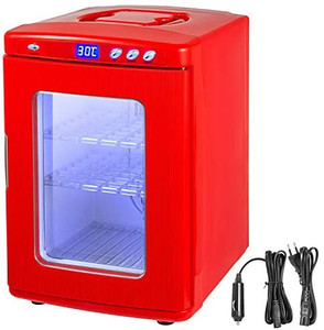 lot 20525 image: Happybuy Red Reptile Incubator 25L Scientific Lab Incubator Digital Incubator Cooling and Heating 5-60°C Reptile Egg Incubator 12V110V Work for Small Reptiles