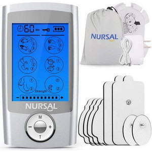 lot 20552 image: NURSAL TENS Electric Pulse Massager Pain Relief Therapy Muscle Stimulator