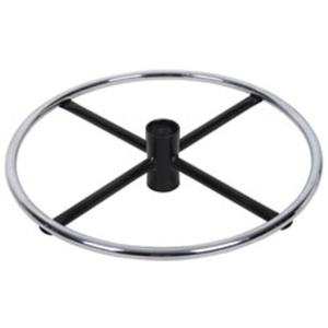 lot 20555 image: Boss Office Products Foot Ring, Chrome