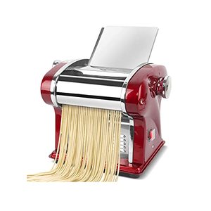 lot 20609 image: Electric Pasta Maker, Automatic Noodle Maker Machine for Homemade & Commercial Use Built-in 2.5mm Noodle Blade, Compact, Stainless Steel, Output 5KgH