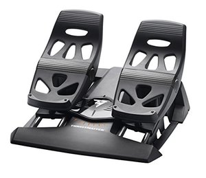 lot 20616 image: Thrustmaster TFRP Rudder (PS5, PS4, XBOX Series XS, One, PC)