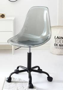 lot 20623 image: Urban Shop Armless Acrylic Rolling Adjustable Office Chair