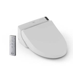 lot 20628 image: TOTO WASHLET C200 Electronic Bidet Seat Cotton White- SW2043R#01