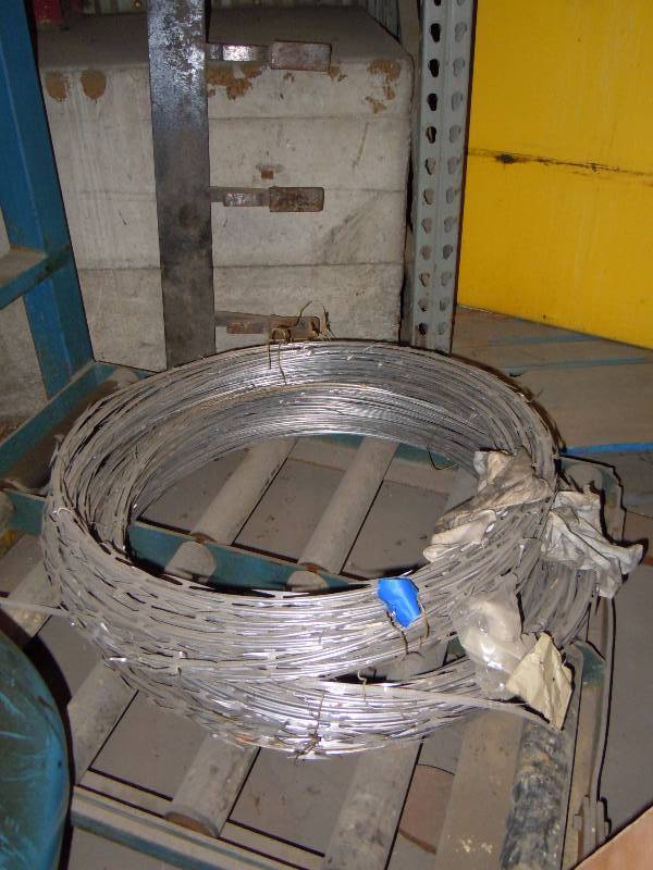 Rolls of Concertina Wire 50 feet each CEI Electrical & Mechanical
