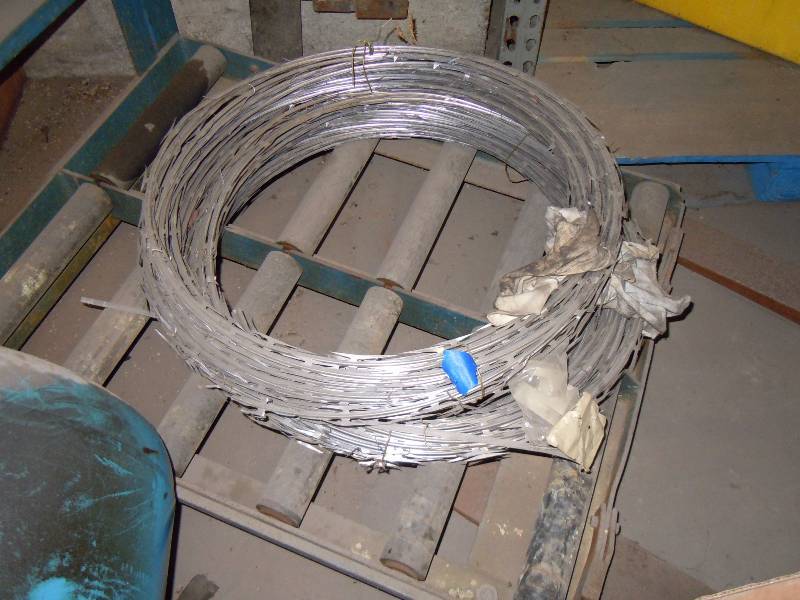 Rolls of Concertina Wire 50 feet each CEI Electrical & Mechanical