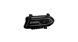 lot 17793 image: LED DRL XENON HID HEADLIGHT BLACK HOUSING CLEAR LENS