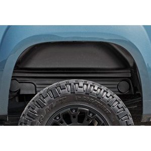 lot 17759 image: Rough Country Rear Wheel Well Liners (fits) 2007-2013 Chevy Silverado 1500 2007-2010 2500 3500 HD Black Pair 4207