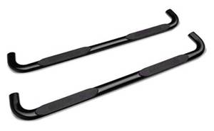 lot 17763 image: BARRICADE 3 INCH SIDE STEP BARS BLACK 2019-22 SILVERADO 1500 NO HARDWARE