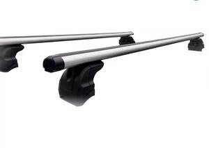 lot 17794 image: TRAVELER CROSS BAR ROOF RACK SILVER 49 INCH UNIVERSAL