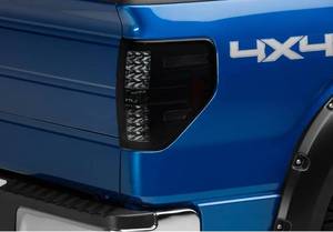 lot 17796 image: LED TAIL LIGHTS BLACK HOUSING SMOKED LENS 09-14F150