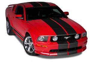 lot 17804 image: SEC10 LEMANS STRIPES BLACK 12 INCH 79-21 MUSTANG