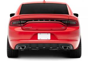 lot 17815 image: GENALI REAR DIFFUSER ADD ON TEXTURED GLOSD BLACK 15-22 CHARGER
