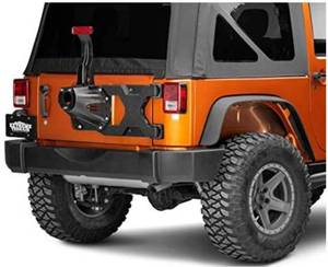 lot 17945 image: BARRICADE HD TIRE CARRIER WITH MOUNT(2007-18) JEEP WRANGLER JK