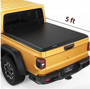 lot 17949 image: ROLL-UP TONNEAU COVER 2020-2022 JEEP GLADIATOR JT WO TRAIL RAILS