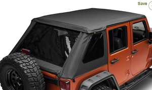lot 17749 image: BESTOP TREKTOP NX SOFT TOP BLACK DIAMOND 2018-21 JEEP WRANGLER Retail $999.99