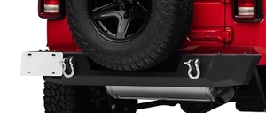 lot 17948 image: BARRICADE EXTREME HD REAR BUMPER 2018-22 JEEP WRANGLER