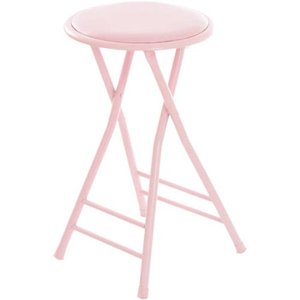 lot 37771 image: Heavy Duty 24-Inch Collapsible Padded Round Stool