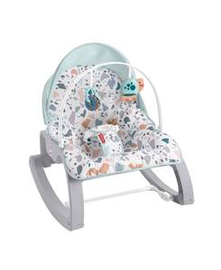 lot 37788 image: Fisher Price Infant to Toddler Portable Deluxe Baby Seat Rocker