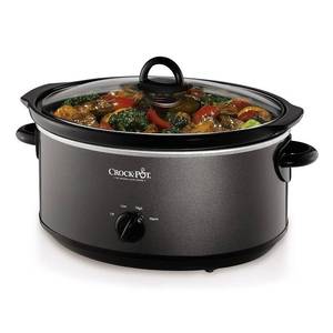 lot 37846 image: Crockpot Design To Shine 7-qt. Slow Cooker, Black